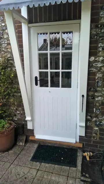 Hardwood backdoor